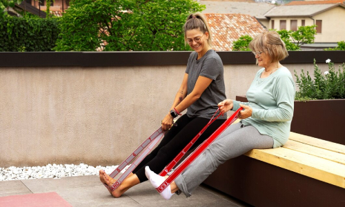 Care worker providing in-home support to help a participant maintain daily routines and wellbeing